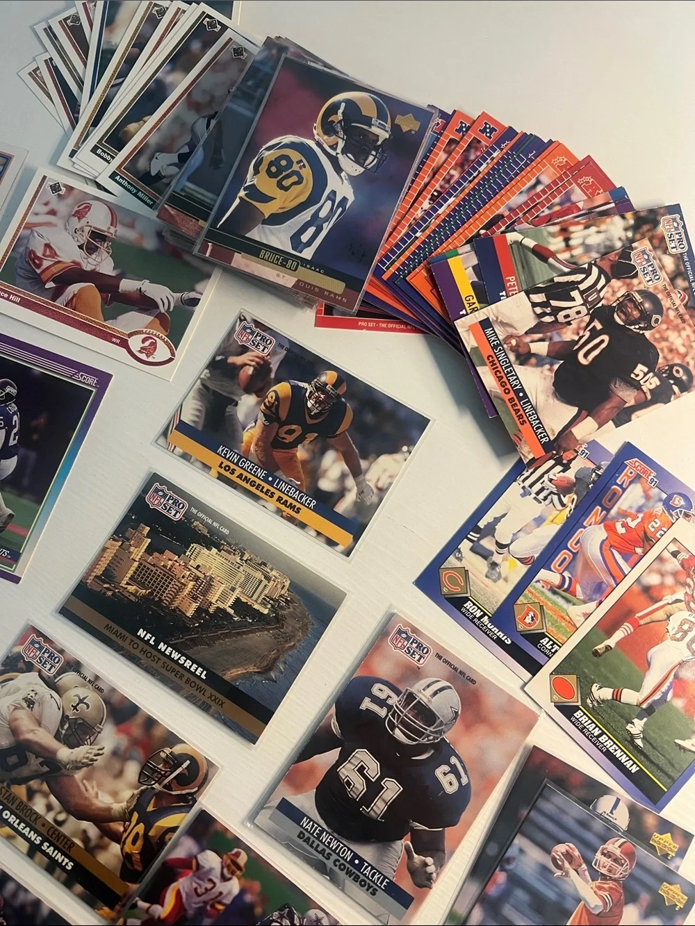 87 Vintage NFL Football Card Lot - Great for Collectors